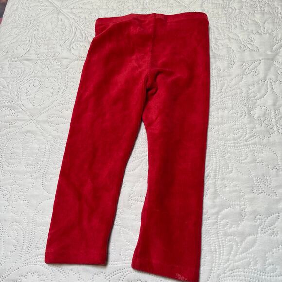Ribbed Velour Solid Stretch Leggings Size 18-24 months - Picture 4 of 5